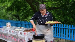 Сельская жизнь пожилой пары в горах Азербайджанская Кухня Деревенская Кухня  Рецепты