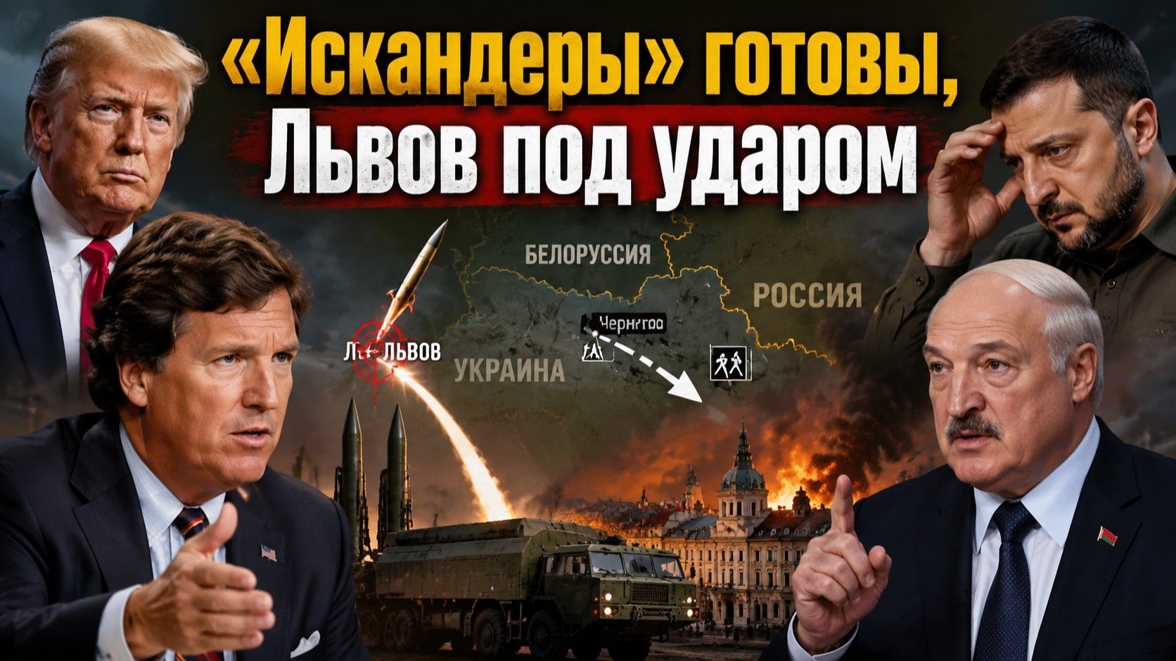 Белорусские «Искандеры» нацелены на Львов: Минск готов к любому сценарию смотреть онлайн