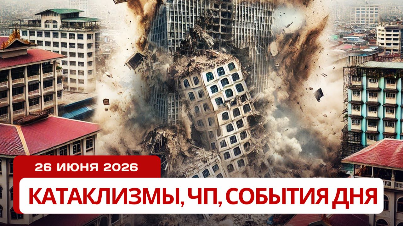 Новости сегодня 26.06.2026 | Катаклизмы сегодня, ЧП | Землетрясение в Венесуэле! Наводнения в Азии! смотреть онлайн