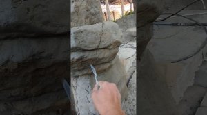 Имитация камня своими руками из арт бетона.