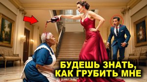 Жена Миллионера Унизила Его Няню Детства, Но Ответ Мужа Был Таким, Что Все Замерли!