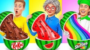 Кулинарный Челлендж: Я против Бабушки с Собакой | Сумасшедшие Кулинарные Идеи