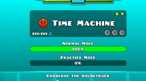 Geometry dash | Прохождение Time Machine [без монет]