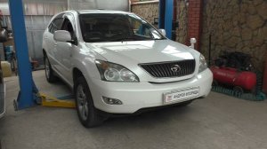 Ошибка P0141 замена заднего датчика кислорода на Toyota Harrier MCU30 Тойота Харриер 2004