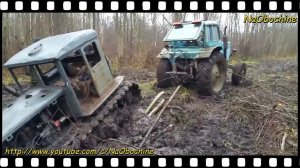 Колесные и гусеничные ТРАКТОРа в борьбе с бездорожьем! Глаза