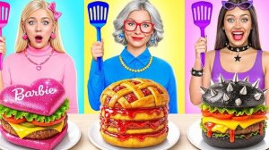 Кулинарный Челлендж: Барби vs Братц против Бабушки | Вкусные Рецепты