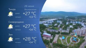 Прогноз погоды на 28.06.2026