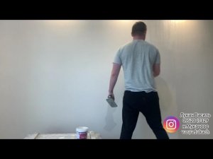 Стиль нанесения без стыков! Простой способ работы с декоративной краской!