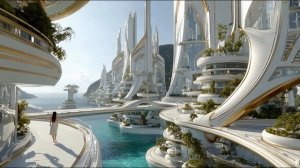 Life Inside the Most Beautiful Smart City of 2126 ｜ Sci-Fi Future Chill