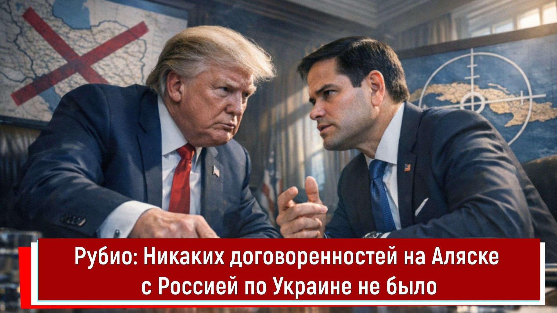 Рубио: Никаких договоренностей на Аляске с Россией по Украине не было