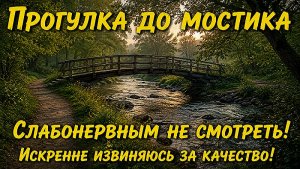 Прогулка до очистных!