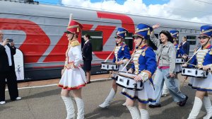 Ярославль встретил «Театральный поезд» в честь 150-летия Союза театральных деятелей России