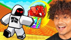 ROBLOX УДАР ПО СЧАСТЛИВОМУ БЛОКУ..