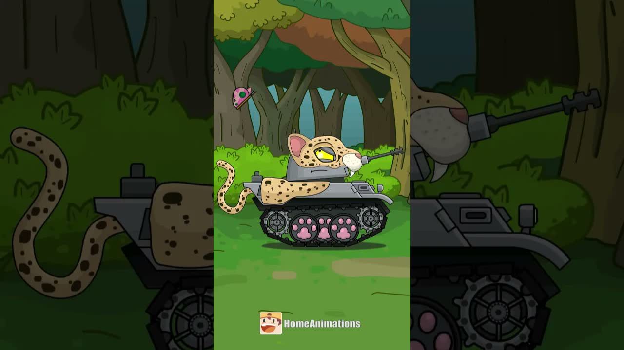 Чудо-Юдо КВАДРОБЕР-ТАНК #shorts #homeanimations #cartoon #animation #мультик #tank смотреть онлайн