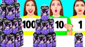 100 Слоев Еды Челлендж | Удивительные Кухонные Трюки