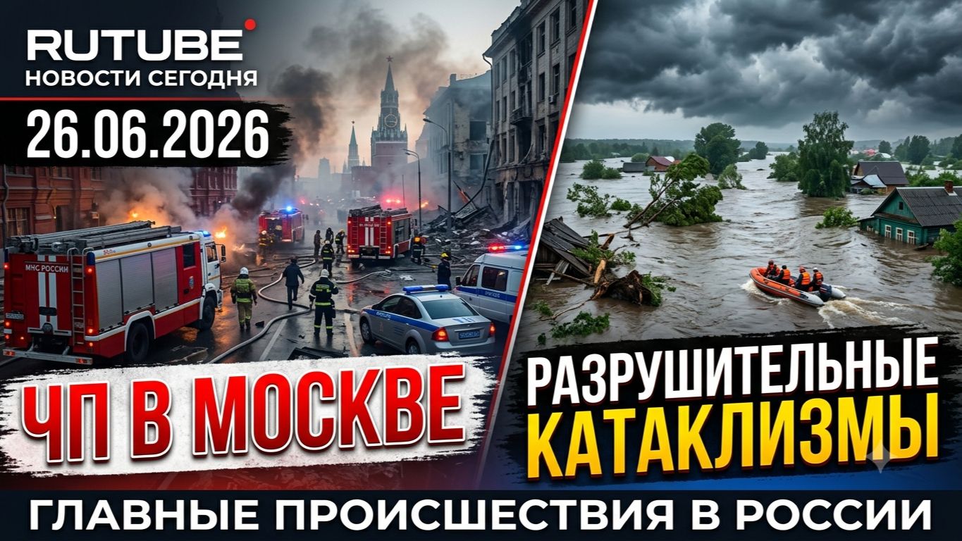 НОВОСТИ СЕГОДНЯ 26.06.2026 | ЧП в Москве, разрушительные катаклизмы, главные происшествия в России