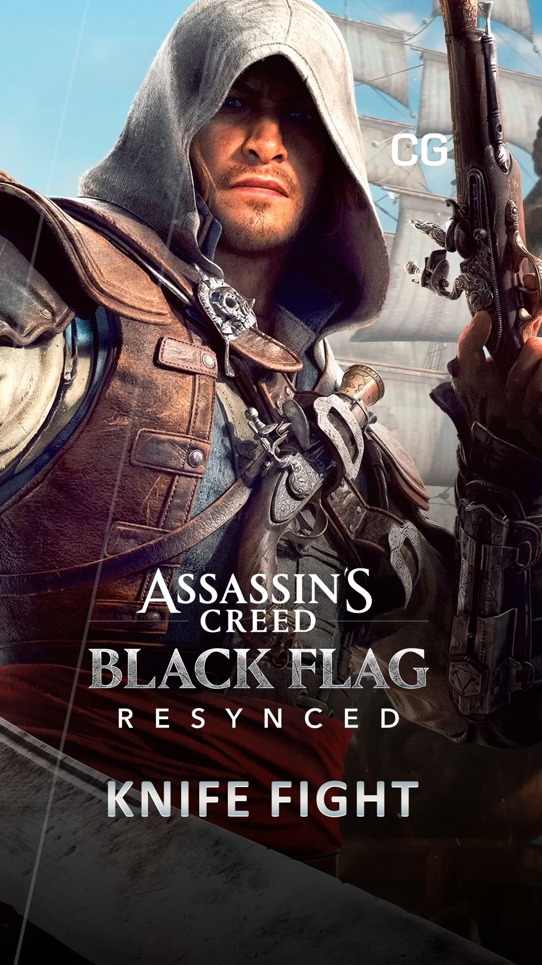 Assassin’s Creed Black Flag Resynced - Геймплей, драка на пляже #шортс