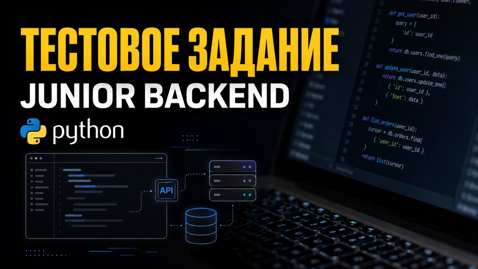 Решаю тестовое задание на Python Junior Backend смотреть онлайн