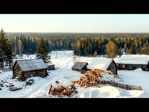 Перезимовал, но Волки всё таки пришли. Деревня, Тайга, Рыбалка, Ночёвки.