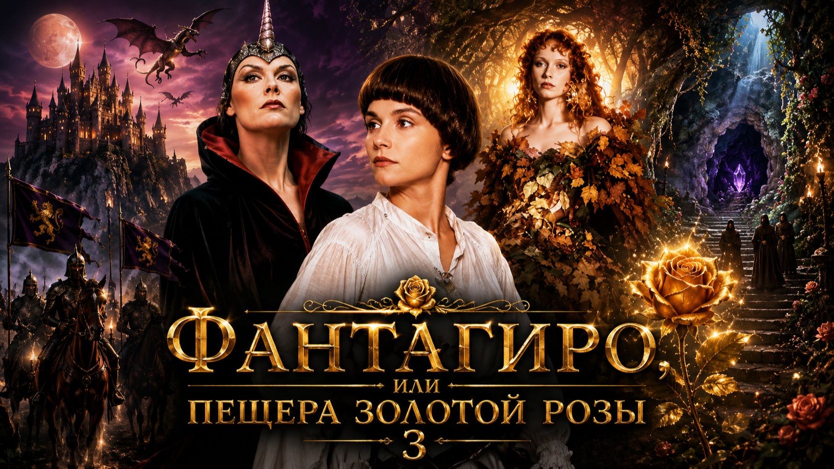 Фантагиро, или Пещера золотой розы 3 - часть 2 | Fantaghirò 3 (1993) смотреть онлайн