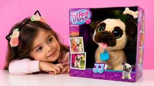 🐶 ЩЕНОК JJ FurReal Friends 🐾 Умный интерактивный питомец! Обзор, игры и обучение для детей 🌟