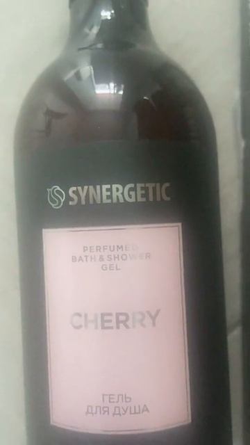 Парфюмированный гель для душа SYNERGETIC SELECTED CHERRY, 750 мл