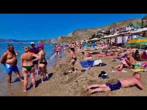 ОРДЖОНИКИДЗЕ, КРЫМ - СЕКРЕТНЫЙ ПЛЯЖ ЛАВАШ. РАЙСКОЕ МЕСТО.