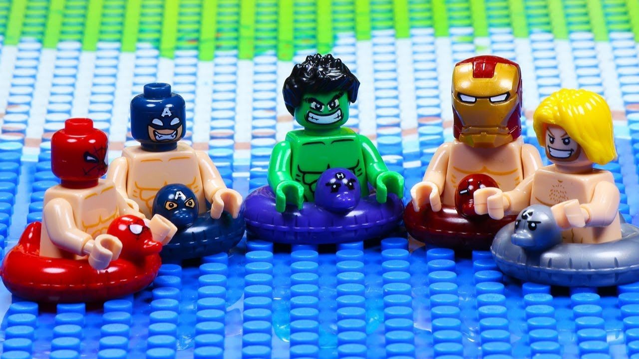 Lego Avengers Infinity Beach Party - Shark Attack смотреть онлайн