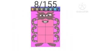 numberblocks band 1/775 and eight -fifth 8