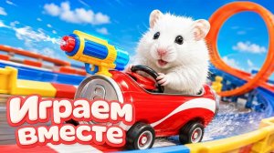 ХОМЯК ВЫБИРАЕТСЯ ИЗ СЕКРЕТНОЙ ХОМЯЧЕЙ ТЮРЬМЫ ! Забавные животные ! Супер лабиринт для хомяка №34