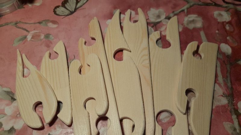 Ткацкие челноки  и рыба-селедка своими руками.