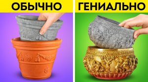 Идеи поделок из цемента 🗿🤩 Идеи декора из бетона своими руками и поделки для стильного интерьера