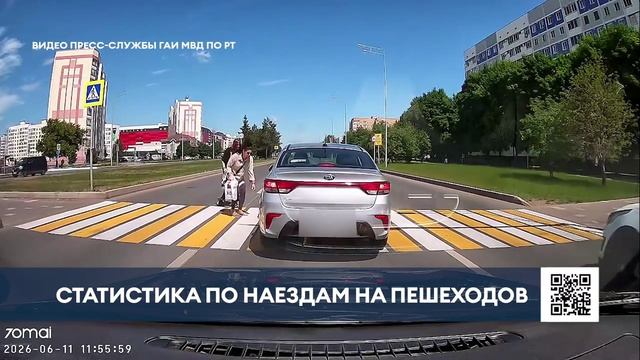 Нижнекамская Госавтоинспекция озвучила статистику ДТП