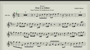 One in a million - Ноты для саксофона альт - Клубный саксофон от Михаила Морозова Syntheticsax