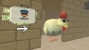 как сделать скин жуткого петуха с вытянутой шеей в chicken gun?