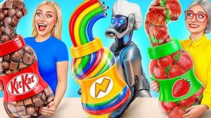 Кулинарный Челлендж: Я против Бабушки с Собакой | Забавные Лайфхаки с Едой