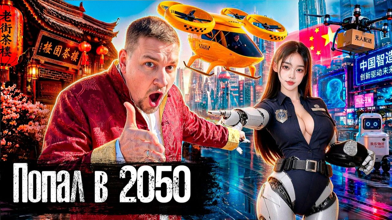 48 часов в будущем: это ШОК! / Китай уже живет в 2050 году: Протестировал робота смотреть онлайн