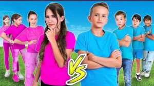 🍿 Экстремальный силовой челлендж между мальчиками и девочками!