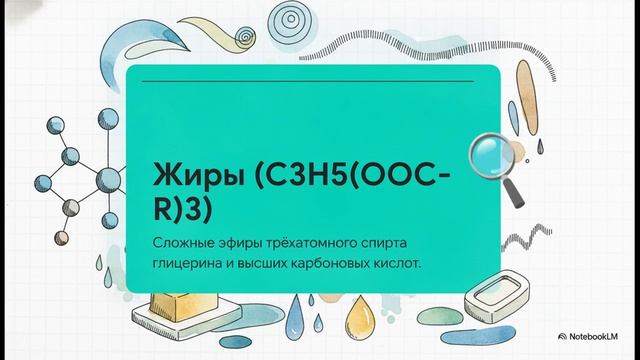 Химия 10 класс 16 СЛОЖНЫЕ ЭФИРЫ ЖИРЫ
