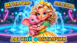 🌈МУЛЬТИК-ПЕСЕНКА ПРО ЛЕТНИЙ ФОНТАНЧИК— развиваем слух и речь с радостью! Видео для детей.