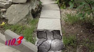 Плитка для садовых дорожек своими руками. Tiles for garden paths with your own hands. #103