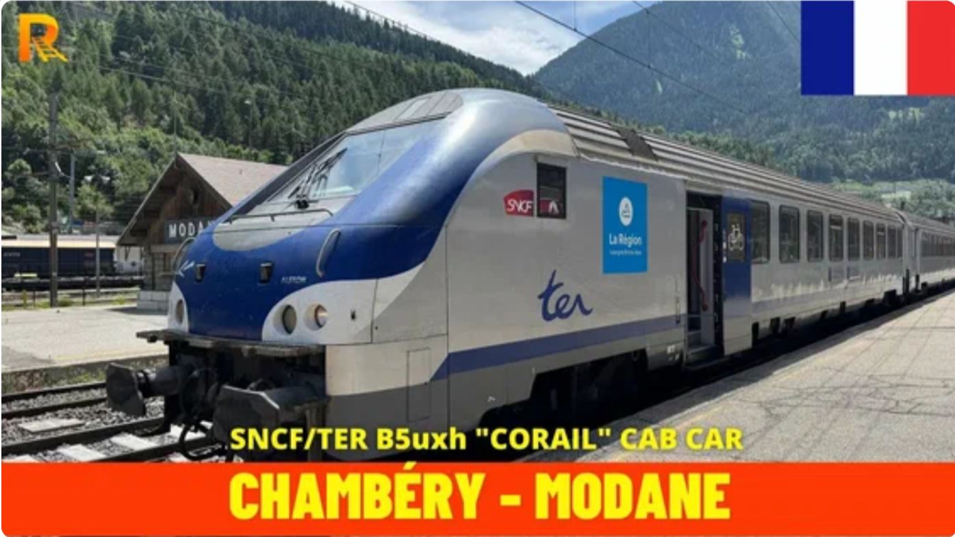 🚄 4К SmartTV ➤ 🌄 Шамбери → Модан, Франция, июнь 2025 г. - вид машиниста поезда! 🌄 смотреть онлайн