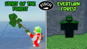 Удочка ДУХ ЛЕСА (SPIRIT OF THE FOREST Rod) в ФИШ роблокс | Fisch roblox | Остров Everturn Forest