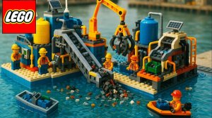Lego Auto Tech # Fishing Boat Adventure# Catching the Biggest Fish!