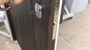 Дверь с замком ОМЕГА и замком ЧИЗА