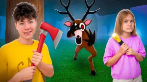 Попали в ROBLOX 99 НОЧЕЙ В ЛЕСУ в РЕАЛЬНОЙ ЖИЗНИ // 2 серия //