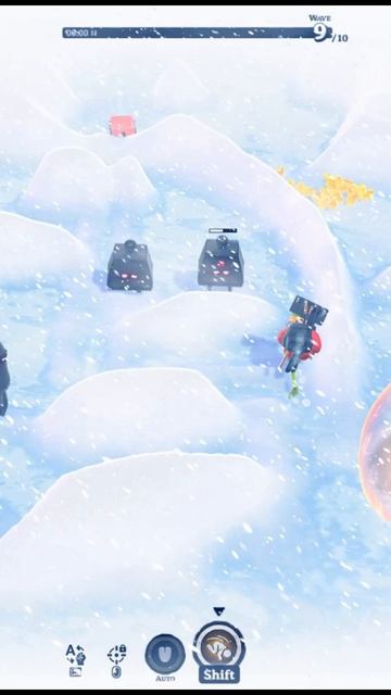 Зашёл в милую игру про лягушку и ОГРЁБ на 9 волне! 😂🐸❄️ #Shorts