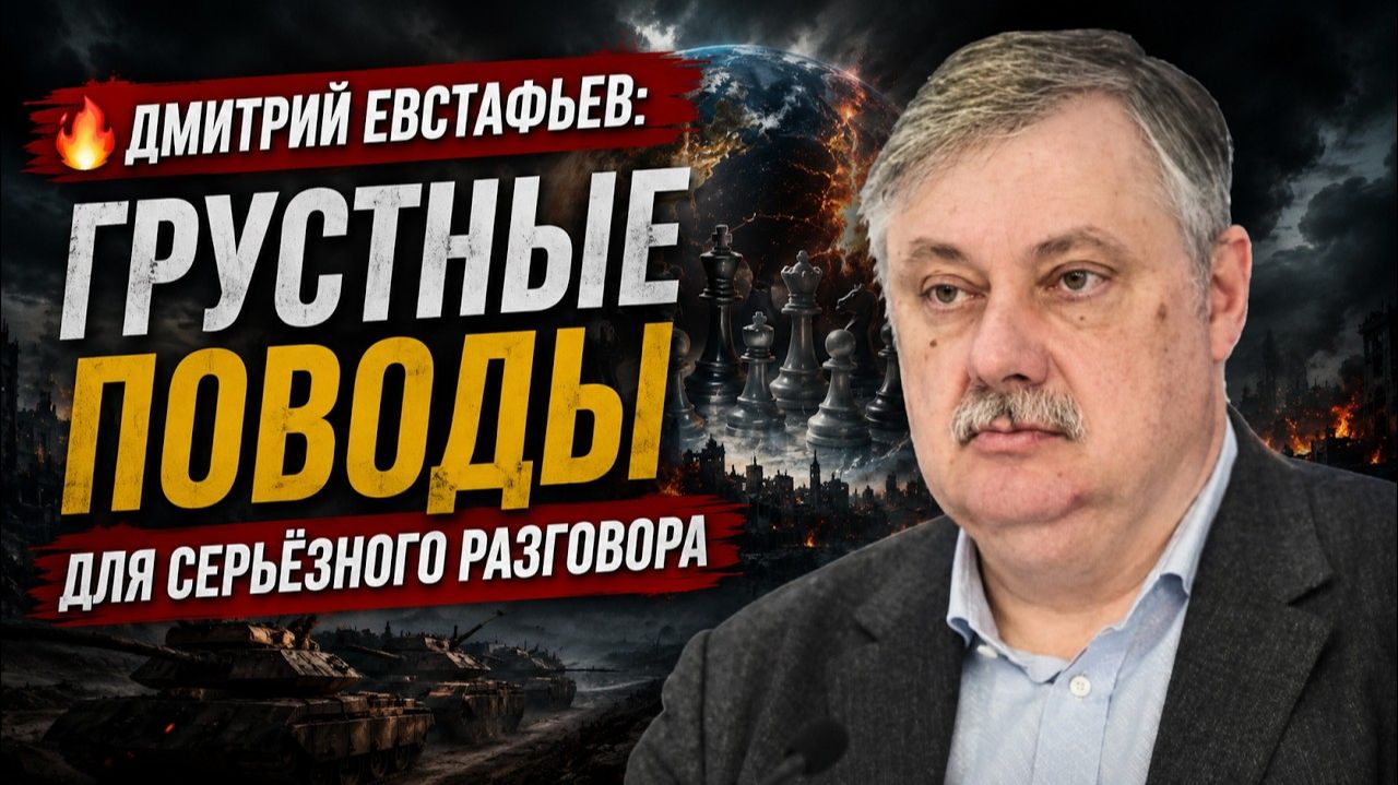 🔥 Дмитрий Евстафьев; грустные поводы для серьёзного разговора