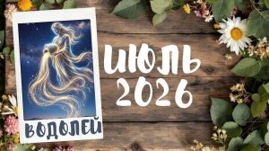 ВОДОЛЕЙ ♒ТАРО ПРОГНОЗ🔥 ИЮЛЬ 2026