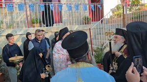 Встреча Патриарха на храмовом празднике в монастыре Преподобного Онуфрия Великого